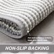 preview thumbnail 4 of 35, Ombre Chenille Non-Slip Bath Rug