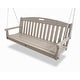 preview thumbnail 1 of 5, Trex Outdoor Furniture Yacht Club POLYWOOD Bench Swing Sand Castle