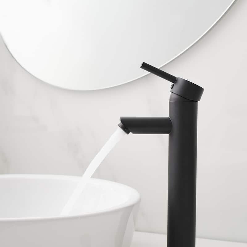 WIZ Single Hole Single Handle Bathroom Vessel Sink Faucet