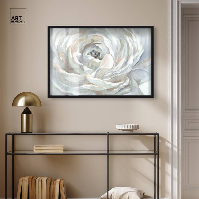Powdery Peony Shadowbox by Art Remedy