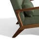 preview thumbnail 159 of 161, 25" W Mid Century Upholstered Wood Accent Chair with Pillow