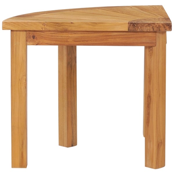 Shop Chic Teak Miami Teak Wood Shower Stool Overstock 32301966