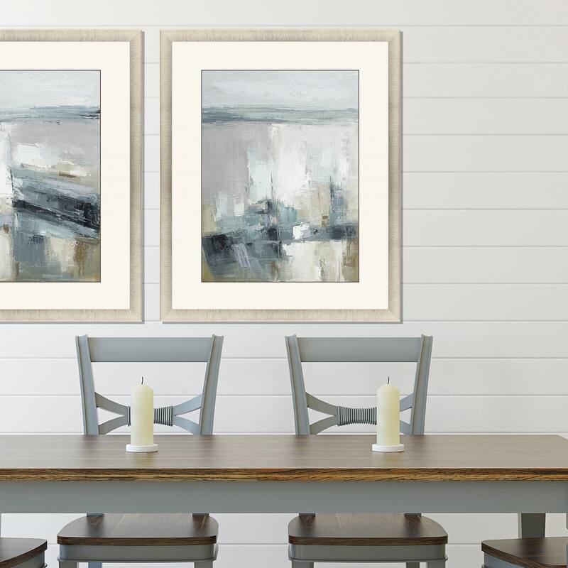 Echoes of the Sea II Framed Art Giclee Under Glass - Blue