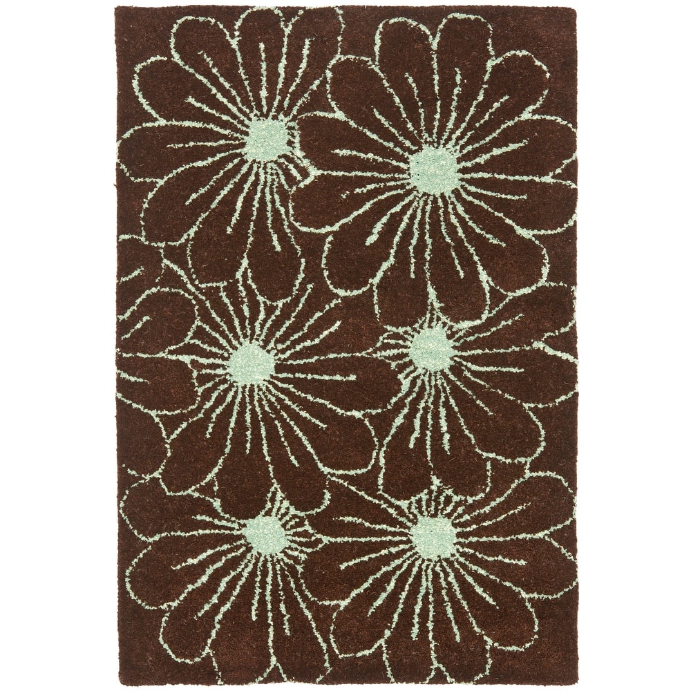 SAFAVIEH Handmade Soho Jenilee Daisies N.Z. Wool Rug