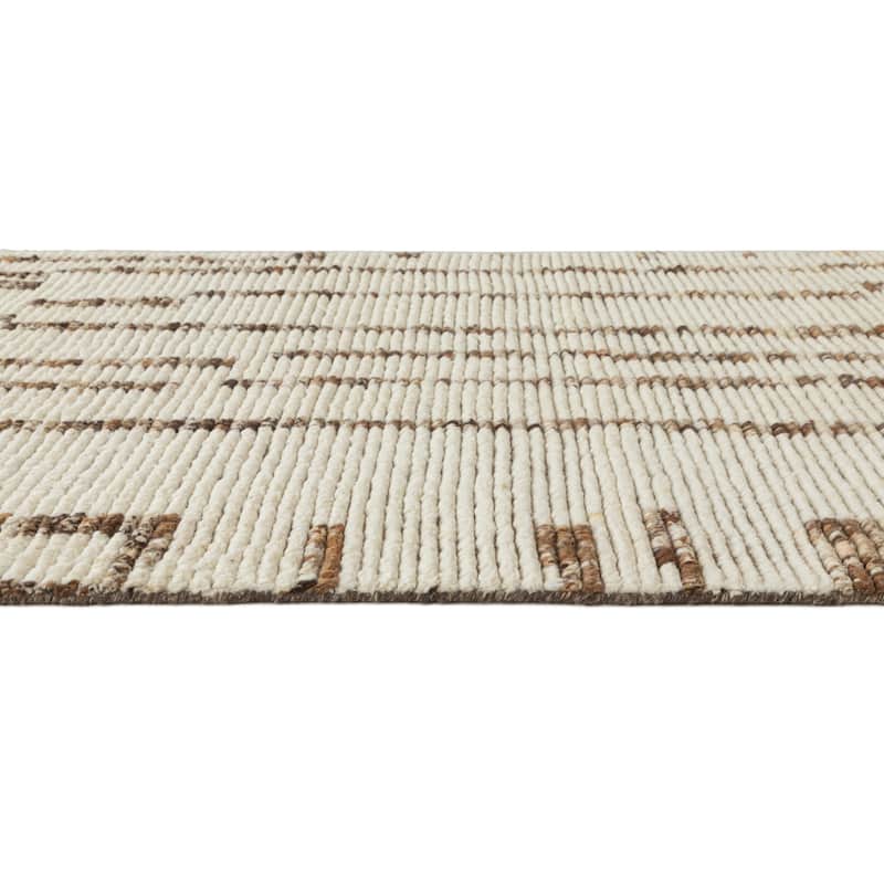 Terra by Obeetee Atlas Peak White Rug