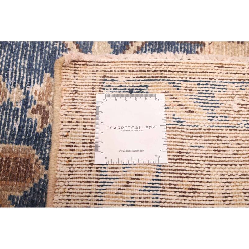 ECARPETGALLERY Hand-knotted Antalya Vintage Brown Wool Rug - 4'1 x 10'9