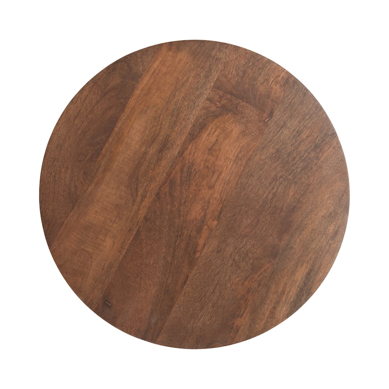 Kate and Laurel Talcott Round Wood Side Table