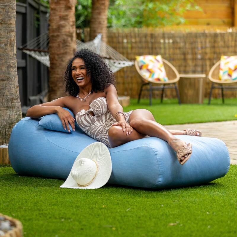 Jaxx Arlo Outdoor Bean Bag Lounge with Pillow
