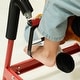 preview thumbnail 8 of 16, Qaba Spring Rocking Horse, Kids Ride on Horse, Plush Horse Ride-on with Sounds & Foot Stirrups, Saddle for Kids 3-8 Years, Pink