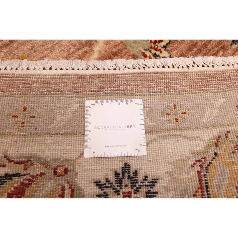ECARPETGALLERY Hand-knotted Jamshidpour Brown Wool Rug - 6'9 x 10'0