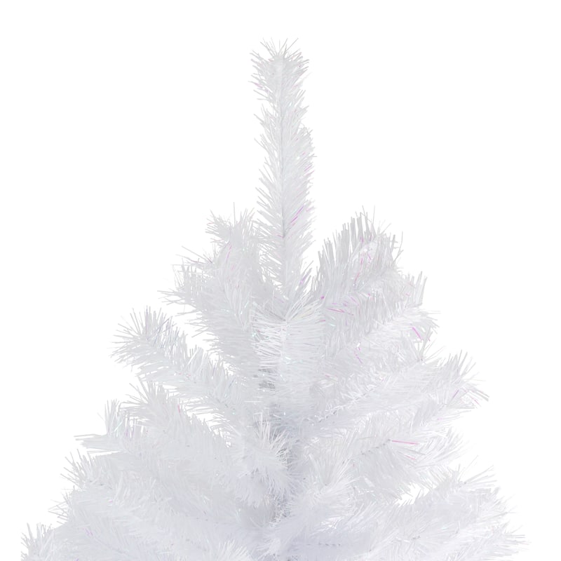 Full Icy White Spruce Artificial Christmas Tree - 6' - Unlit - 6 Foot