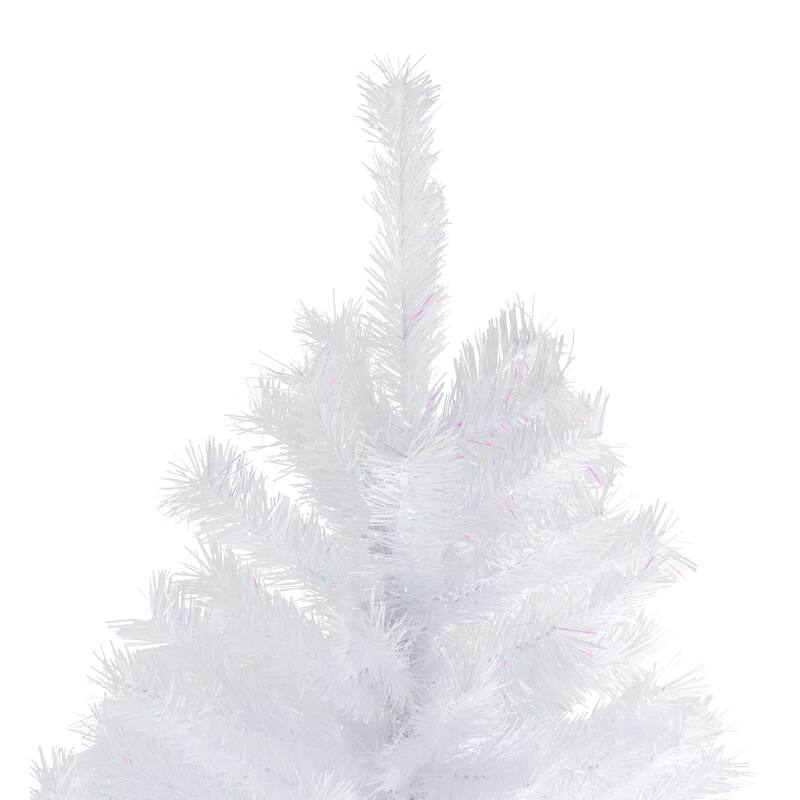 Full Icy White Spruce Artificial Christmas Tree - 7' - Unlit - 7 Foot