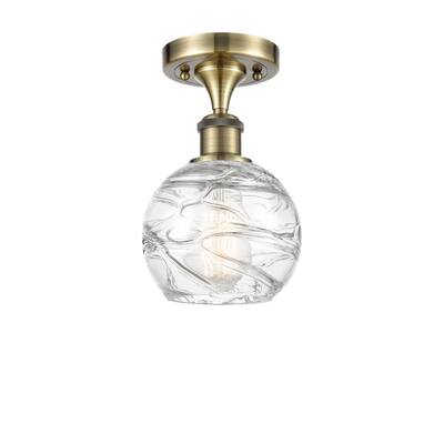 Innovations Lighting 516-1C-11-6 Athens Semi-Flush Athens 6" Wide