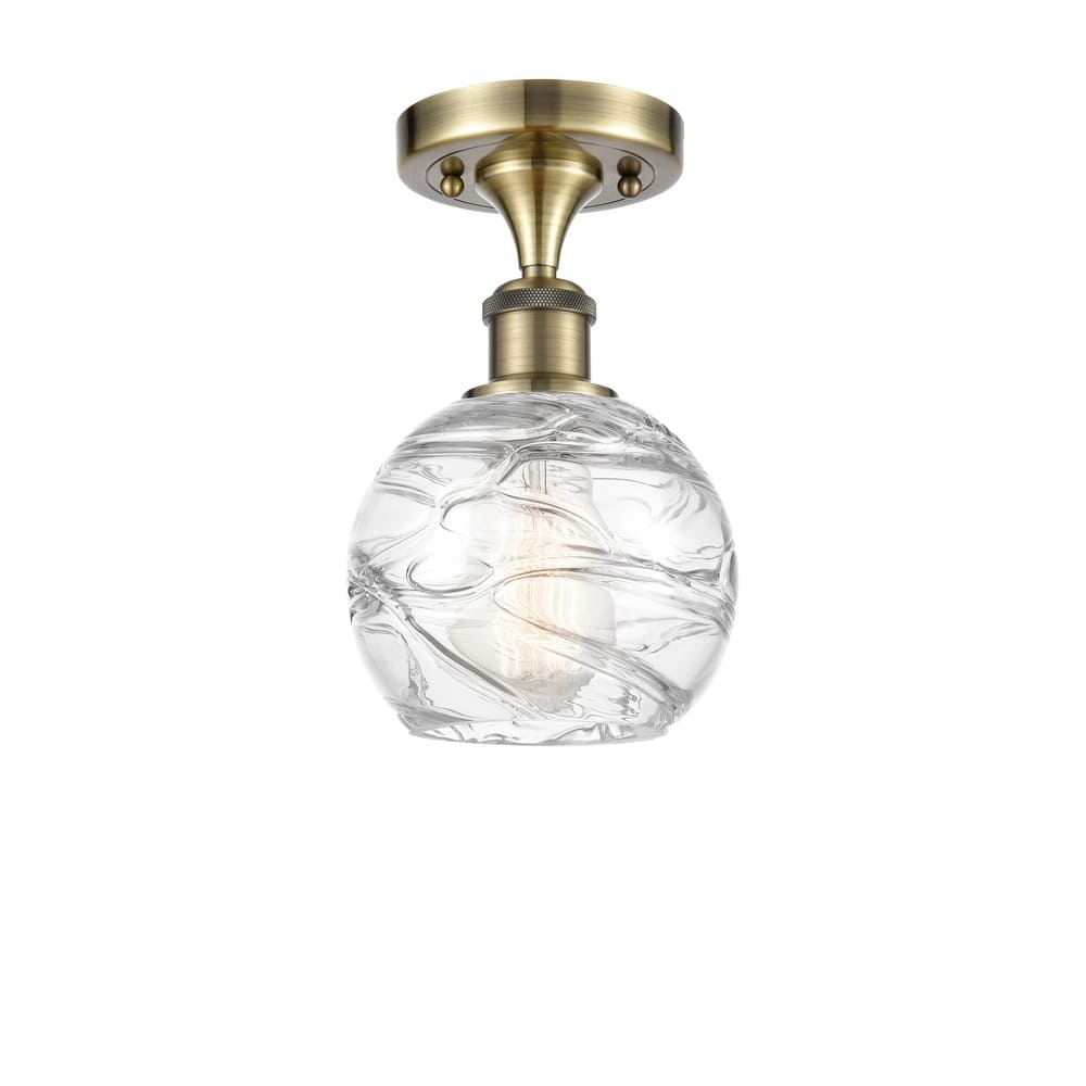Innovations Lighting 516-1C-11-6 Athens Semi-Flush Athens 6" Wide