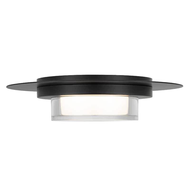 12 Inch Square LED Flush Mount Light Etched Acrylic Diffuser