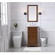 preview thumbnail 11 of 9, Elegant Lighting VF15019 Americana 18" Free Standing Single Basin