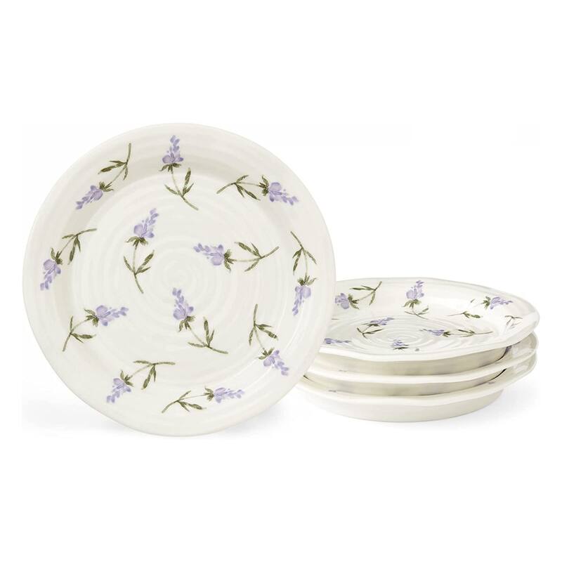 Portmeirion Sophie Conran Set of 4 Lavandula Side Plate - 6 Inch - 6 Inch