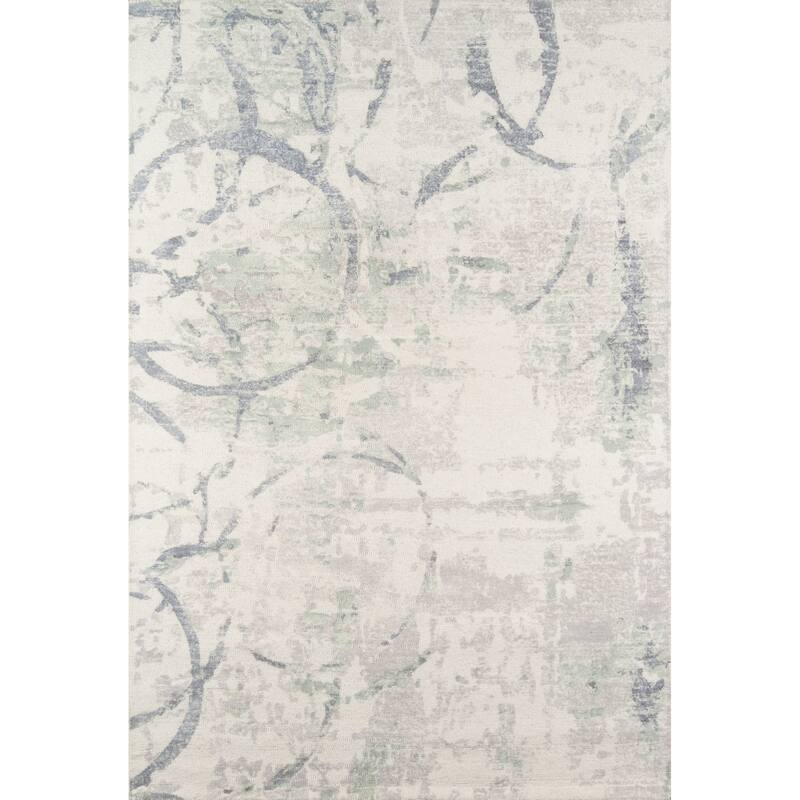 Momeni Illusions Hand Tufted Wool Abstract Area Rug - 8' x 11' - Grey - Runner/Rectangle