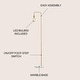 preview thumbnail 13 of 21, JONATHAN Y Haines 60" Minimalist Edison Metal/Marble Floor Lamp, Gold
