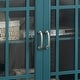 preview thumbnail 4 of 7, 62'' Teal Blue Modern Storage Sideboard Buffet Cabinet TV Stand with Tempered Glass Doors and Adjustable Shelves