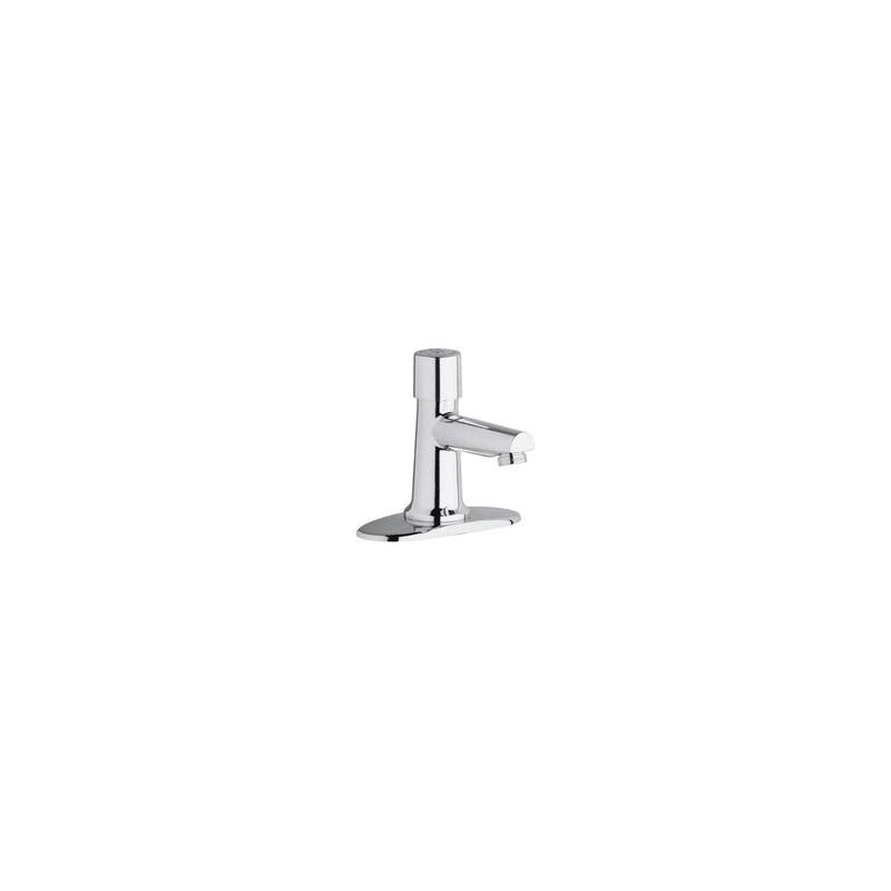 Chicago Faucets Single Supply Hot / Cold Water Basin Faucet with Self