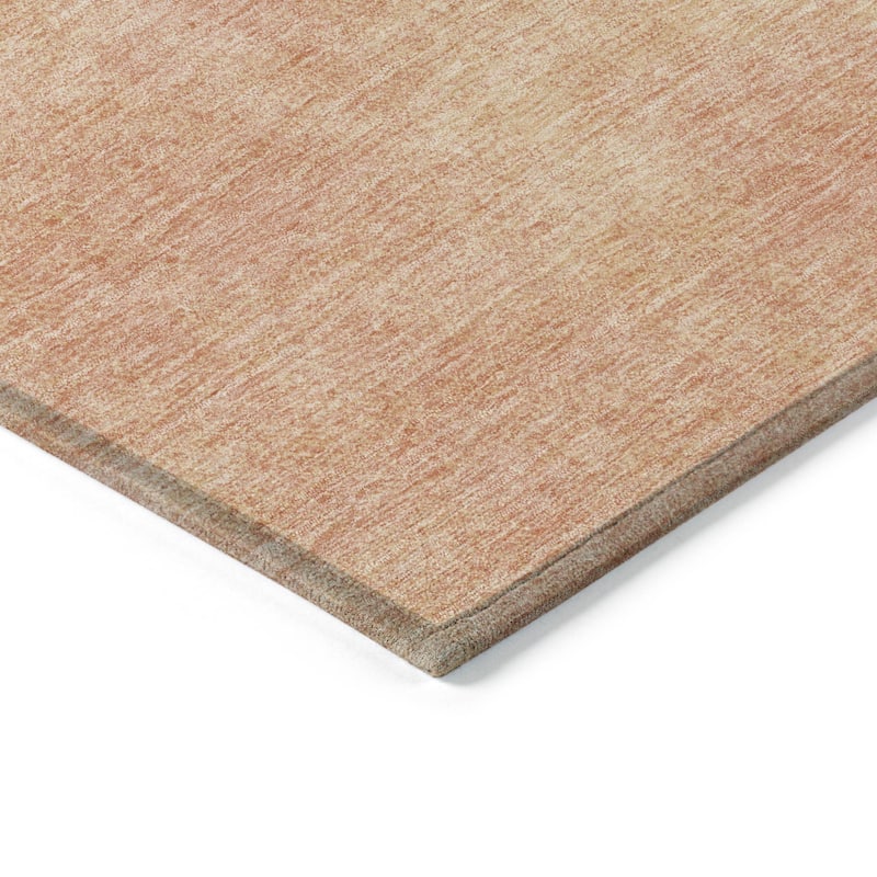 HomeRoots Solid Color Transitional Rectangle Outdoor Rug