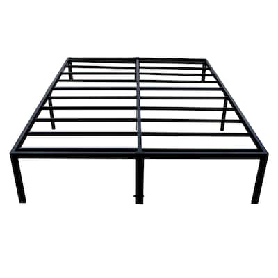 Twin Size Steel Platform Bed Frame with Heavy Duty 2000lb Capacity and 14" Underbed Storage