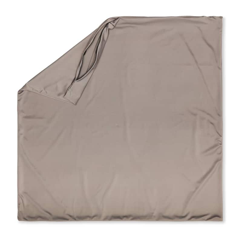 Throw Pillow Cozy Soft Microbead Stone Grey: 1 Pc - ~ Cover 16 x 16