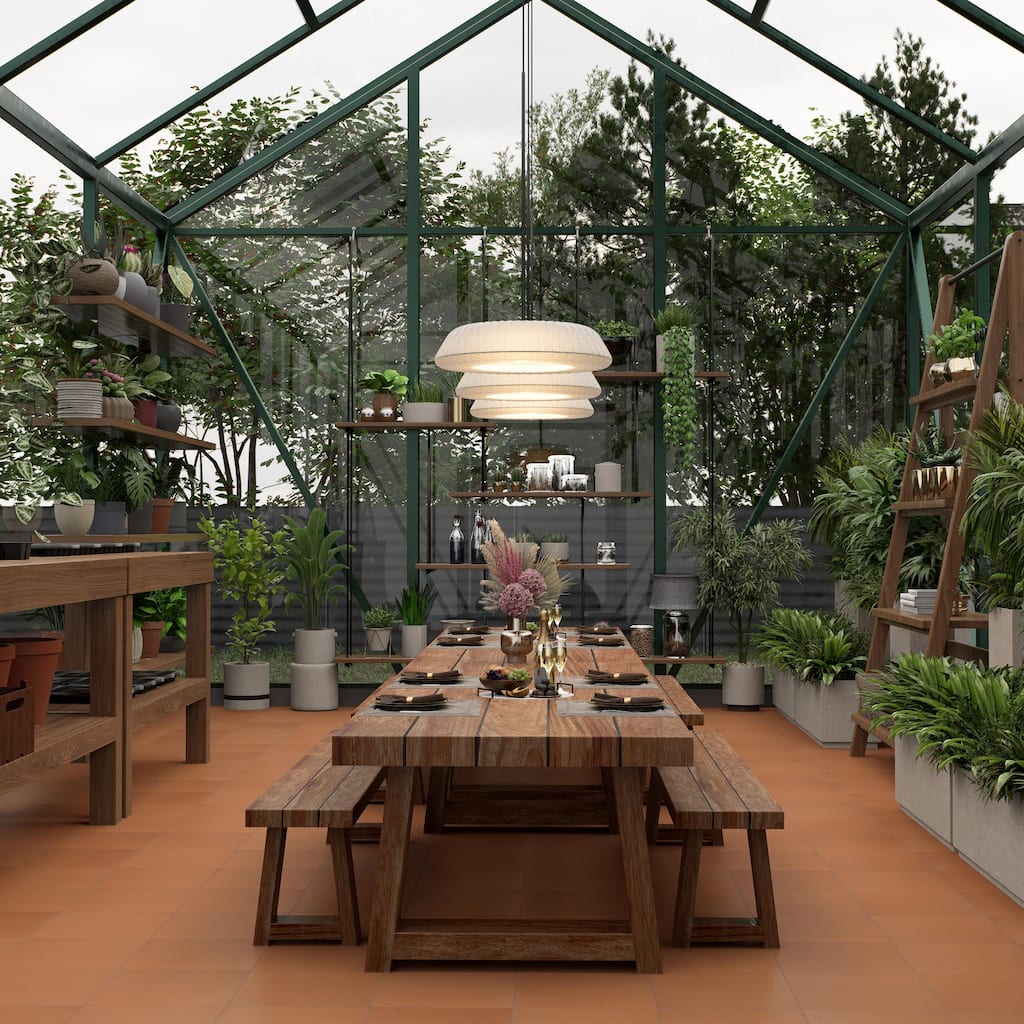 Merola Tile Italian Terracotta Quarry Cotto 11-7/8" x 11-7/8" Ceramic Floor and Wall Tile