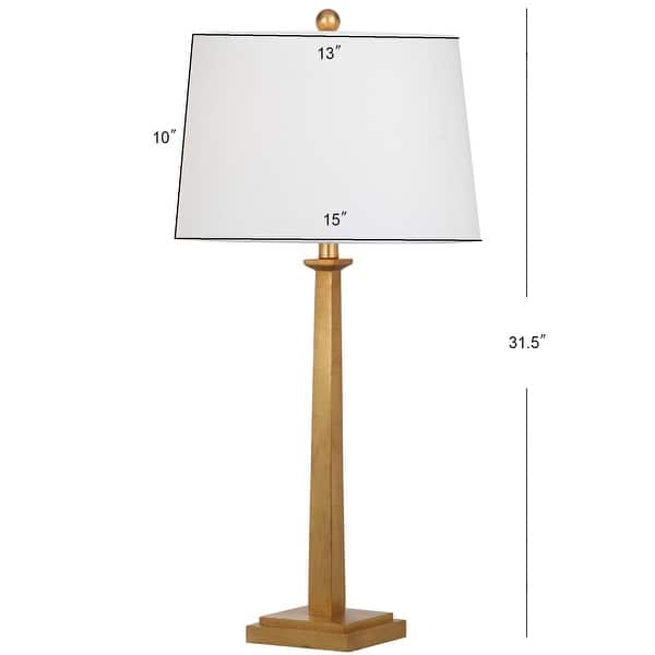 SAFAVIEH Lighting Andino Gold 32-inch Table Lamp (Set of 2)