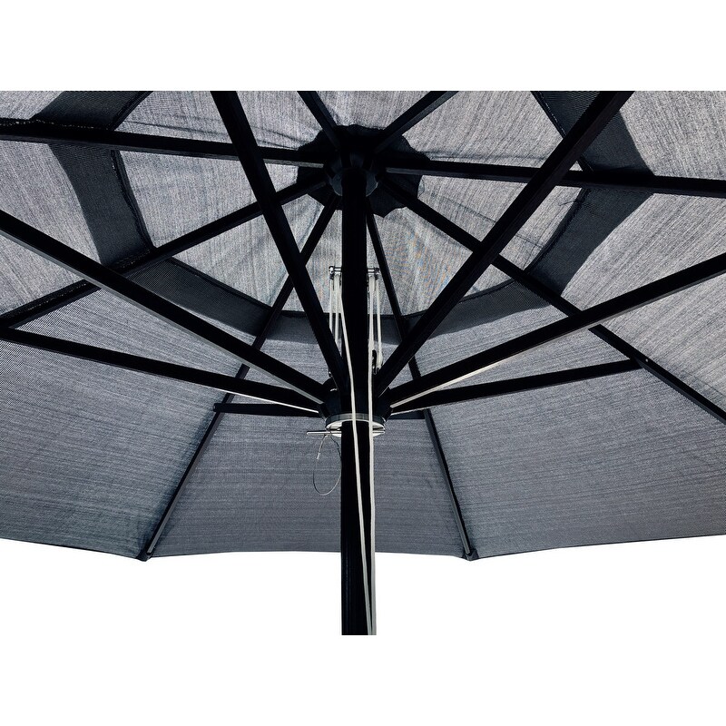 Shop Black Friday Deals On Tropishade 11 Ft Market Umbrella With Navy Rib Olefin Cover Overstock 8254898