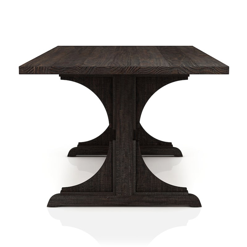 Furniture of America Badri Rustic 76-inch Solid Wood Dining Table