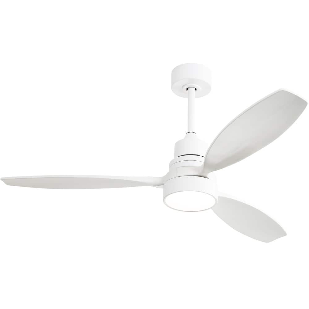 Sofucor 38"/52" Farmhouse Style Wood Walnut / ABS Blades Ceiling Fan With Lights and Remote Control, Dimmable LED Optional