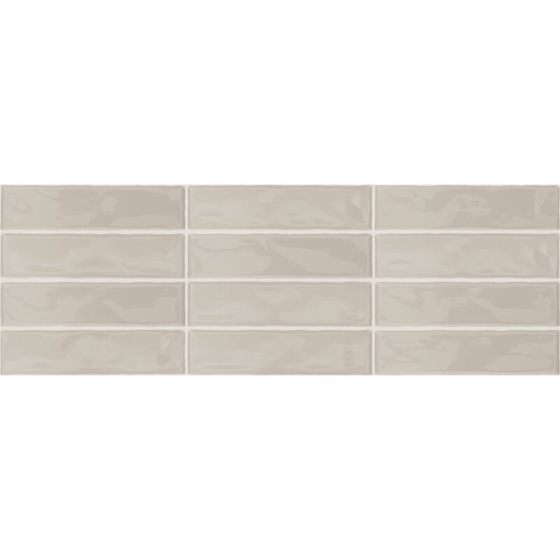 TileHQ 3" x 12" Ceramic Wall Tile in Glossy Beach Sand (48 PC per Carton) (12.00 SQFT per Carton)