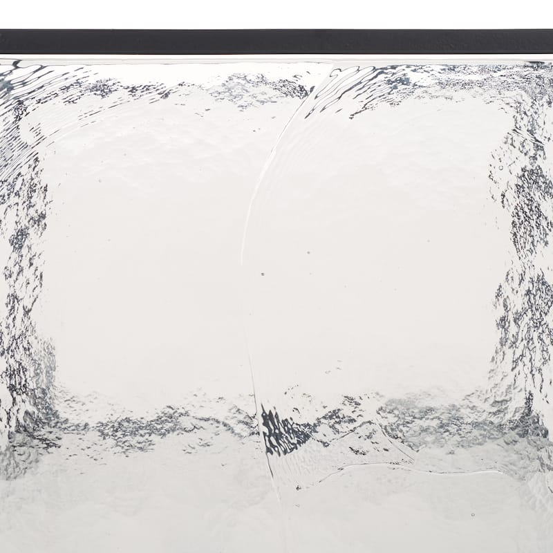 SAFAVIEH Couture Ferguson Cast Glass Accent Table - 14Wx10Dx21H