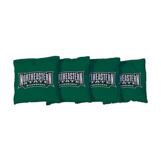 Northeastern State Riverhawks Green Cornhole Bags