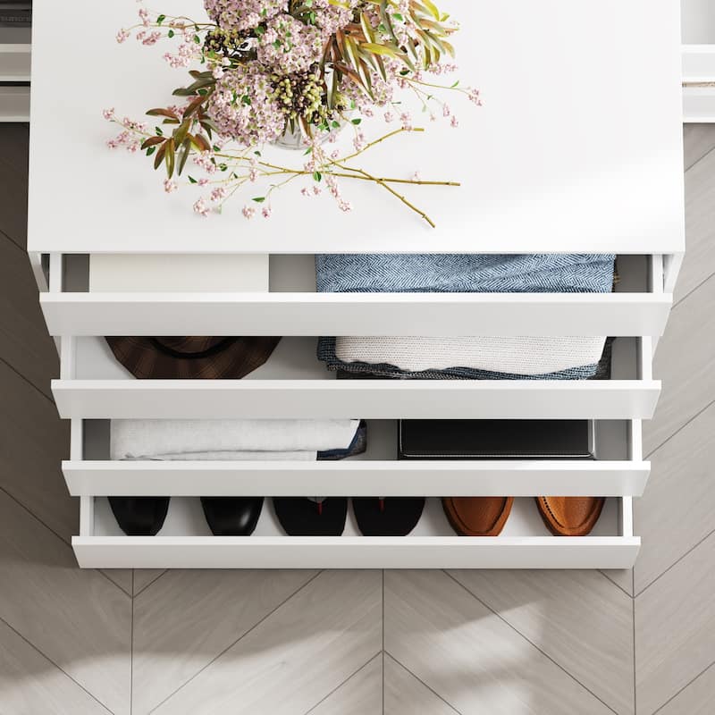 Storage Island with Drawer for Walk-In Closet and Dressing Room Dresser
