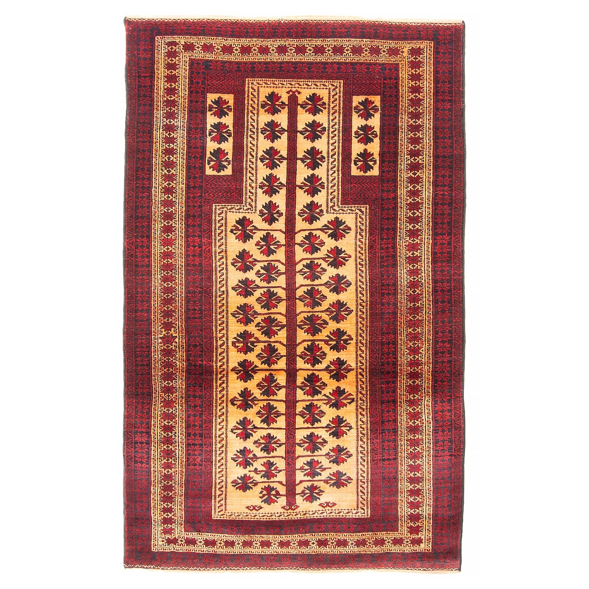 Teimani Brown Rug 3'0" x 5'0" - 3'0 x 5'0