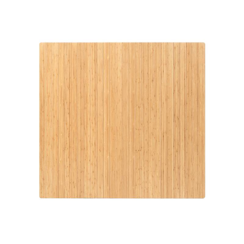 Eco Bamboo Standard Rectangular Natural Chair Mat (52 x 48)
