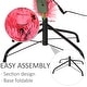 preview thumbnail 29 of 32, HOMCOM 6 ft. Prelit Artificial Christmas Tree with Stand, Colored Christmas Tree