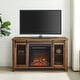 preview thumbnail 18 of 23, Middlebrook Kujawa 48-inch Fireplace TV Console Rustic Oak