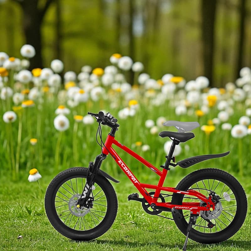 20 Inch Kids Mountain Bike with Front Suspension, 7-Speed, Steel Frame, Boys & Girls Ages 6-12