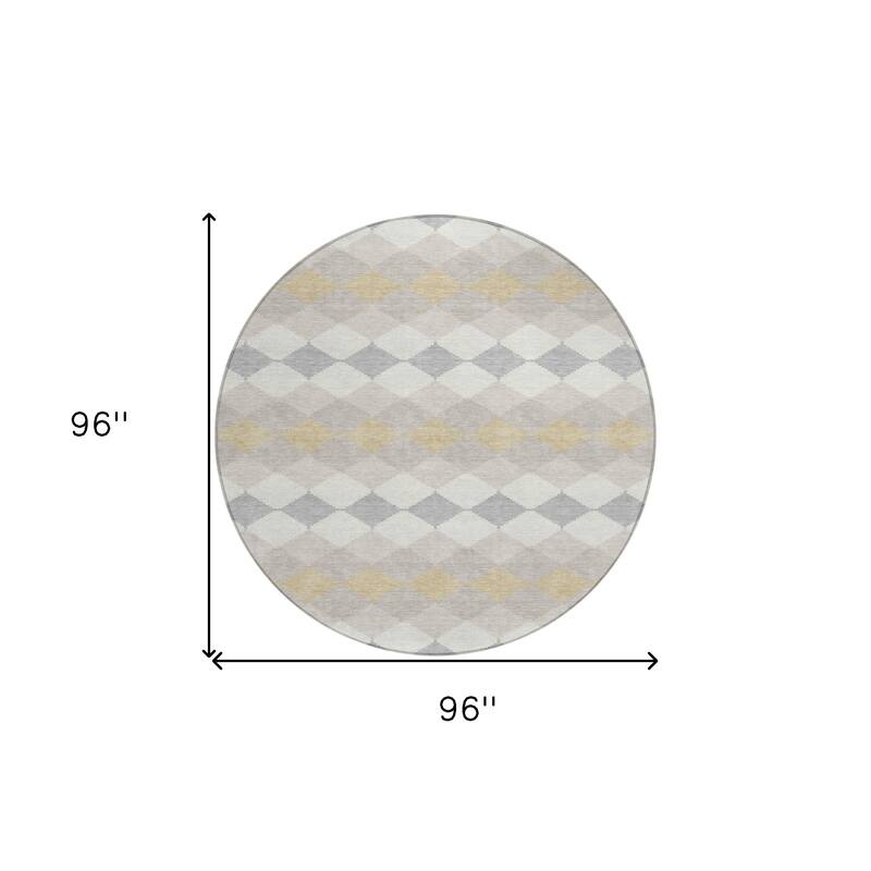 HomeRoots Geometric Transitional Rectangle Outdoor Rug
