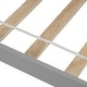 preview thumbnail 9 of 16, Wood Platform Bed with Headboard & Footboard - Twin Size, Durable Design