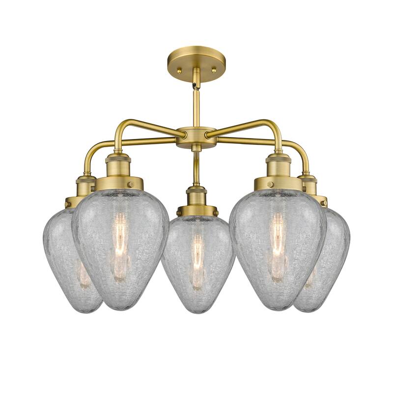Innovations Lighting Geneseo - 5 Light 24" Stem Hung Chandelier