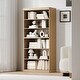 preview thumbnail 3 of 4, 67" Solid Wood 6-Shelf Bookcase Storage