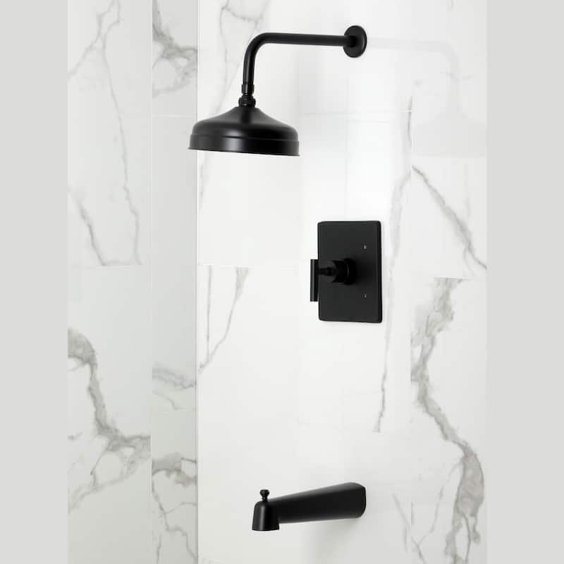 Kingston Brass Manhattan Single-Handle Pressure Balanced Tub and Shower Faucet