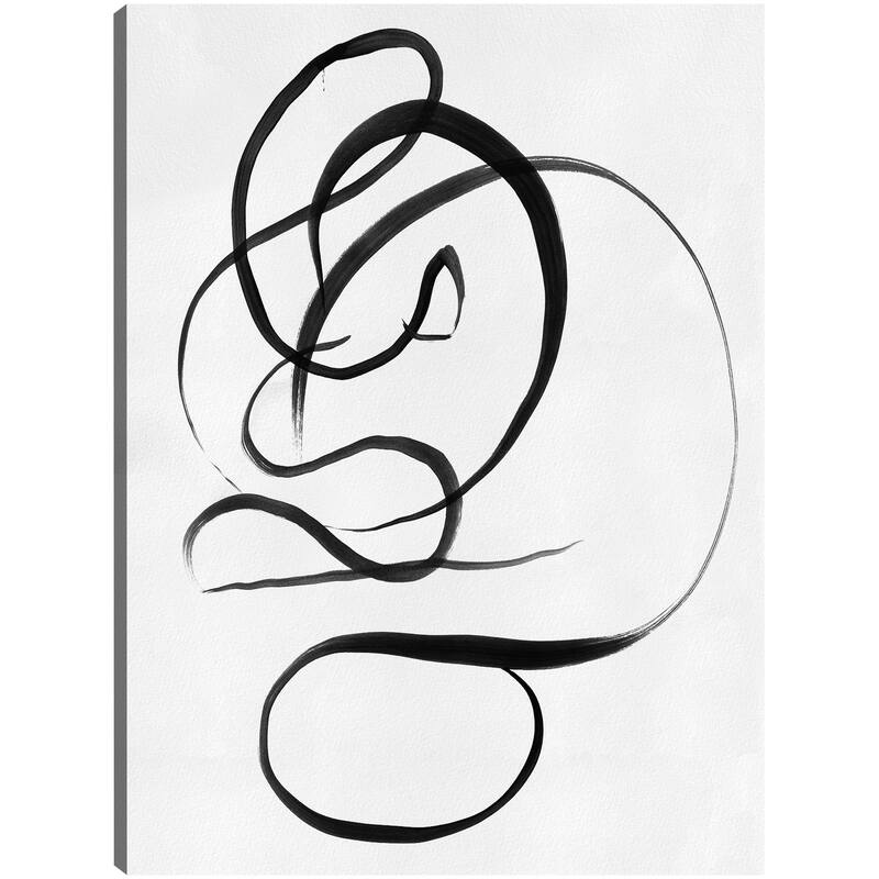 Scribbles I By Studio Arts Canvas Art Print
