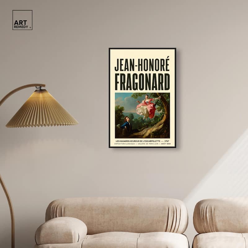 Fragonard's Swing Canvas by Art Remedy