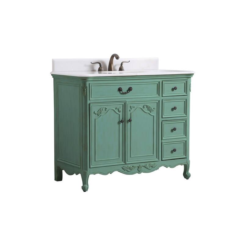 42" Bathroon Vanity Sink - Green